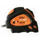 Рулетка магнітна LT PROSERIES, 10м*25мм з прогумованим корпусом, АВТОСТОП, 2 фіксатори