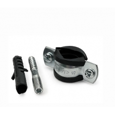 Хомут з гумою та гвинтом 1 1/4'(40-45) (8701P40)