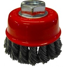Щітка торцева WERK із плетеної проволоки, 125мм, М14