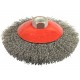 Щітка конусна із рифленого (гофрованого) дроту WERK 115мм, М14