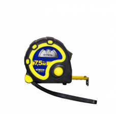 Рулетка вимірювальна Сталь 7,5мх25мм прогумований корпус автостоп магніт 