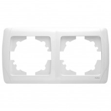 Рамка 2-постова Viko KARMEN біла