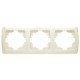 Рамка 3-постова Viko KARMEN крем