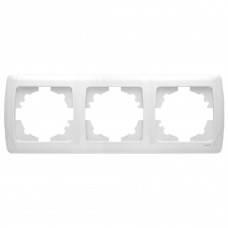 Рамка 3-постова Viko KARMEN біла