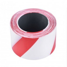 Стрічка сигнальна неклейка (червоно-біла) Сталь 50мм*100м 