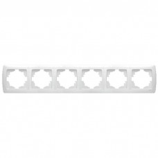 Рамка 6-постова Viko KARMEN біла