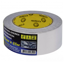 Стрічка клейка алюмінієва армована Сталь 50ммx10м