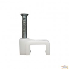 Кріплення кабельне плоске з цвяхом d5х3 (100шт)