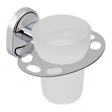 Стакан настінний + трим. щіток Lidz (CRG)-114.04.03