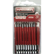 Біта PH2 х 90 мм Haisser, набiр 10шт. продаж поштучно (2712706)