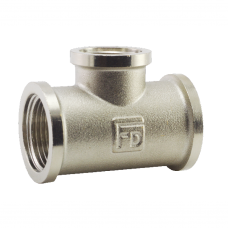 Трійник нікель Fado 1"*3/4*1 ВВВ