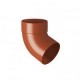 Відведення одномуфтове RAINWAY (67 / 100мм / коричневий)