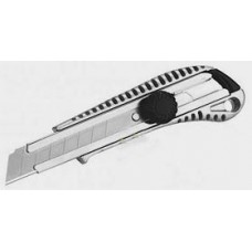 Ніж Сталь  універсальний, металевий корпус, металева направляюча сегментоване лезо 18мм в блістері 