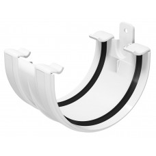 З'єднувач ринви Profi 130 білий