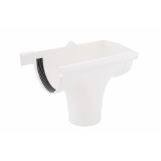 Зливоприймач правий Profil 130 білий