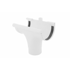 Зливоприймач прохідний Profil 130 білий