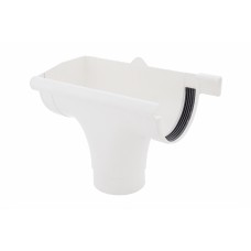 Зливоприймач лівий Profil 130 білий