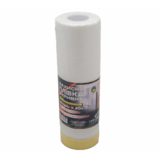 Плівка захисна з малярним скотчем VIROK 2000 мм х 20 м х 1,6 мм