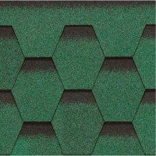 Бітумна черепиця BTM Shingle Рубін зелений (2.94кв м/уп)