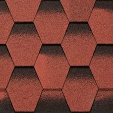 Бітумна черепиця BTM Shingle Рубін червоний (2.94кв м/уп)