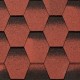 Бітумна черепиця BTM Shingle Рубін червоний (2.94кв м/уп)