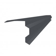 Торцева планка ТП-5 (вітрматова) матова,графітова Ral 7024 2м.