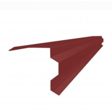Торцева планка ТП-5 (вітрова) вишня Ral 3005 2м.