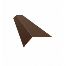 Карнизна планка КП2 (крапельник) коричневий Ral 8017 2м.