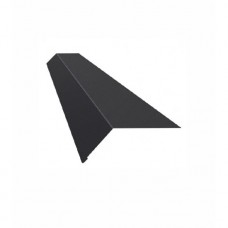 Карнизна планка КП2 (крапельник) матовий, графітовий Ral 7024 2м.