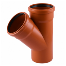 Трійник каналізаційний Інсталпласт 160*160/45 (зовнішній)