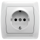 Розетка із заземленням VIKO Carmen 561008 біла