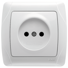Розетка без заземлення VIKO Carmen 561007 біла