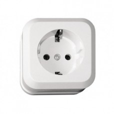 Розетка накладна з заземленням LUXEL Опера  2004 