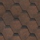 Бітумна черепиця BTM Shingle Рубін коричневий (2.94кв м/уп)