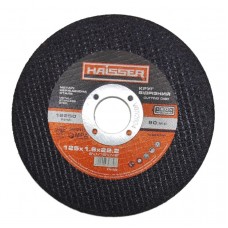 Круг відріний по металу та нерж.HAISSER 125х1,0х22,2мм